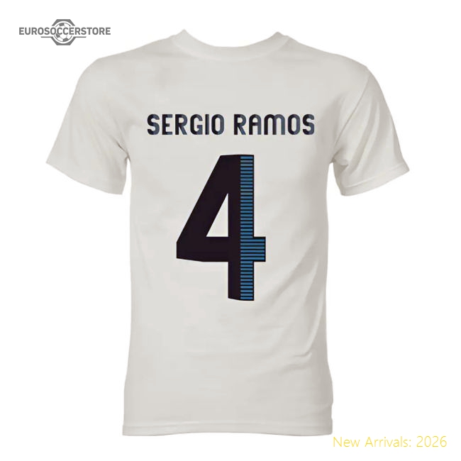 Sergio Ramos Real Madrid Hero T-Shirt (White)-Vantage Point Soccer