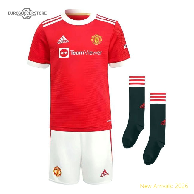 Man Utd 2021-2022 Home Mini Kit-Vantage Point Soccer