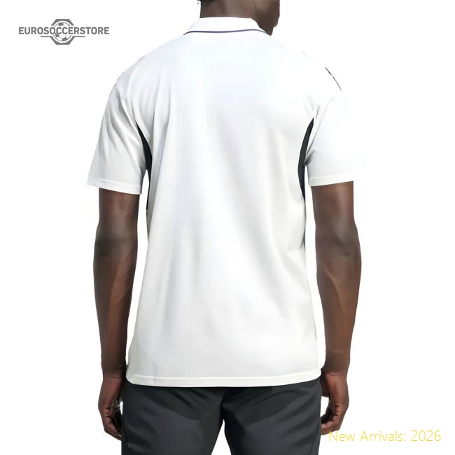 2025-2026 Man Utd Polo Shirt (White)-Vantage Point Soccer