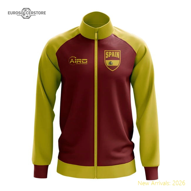 Spain Concept Football Track Jacket (Red)-Vantage Point Soccer