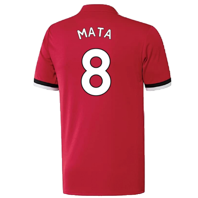 Manchester United 2017-18 Home Shirt ((Excellent) 4-5 Year) (Mata 8)-Vantage Point Soccer