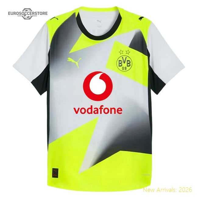 2025-2026 Borussia Dortmund Authentic Away Shirt-Vantage Point Soccer