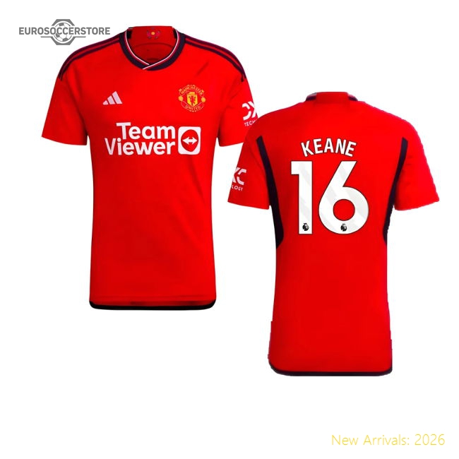 2023-2024 Man Utd Home Shirt (Keane 16)-Vantage Point Soccer