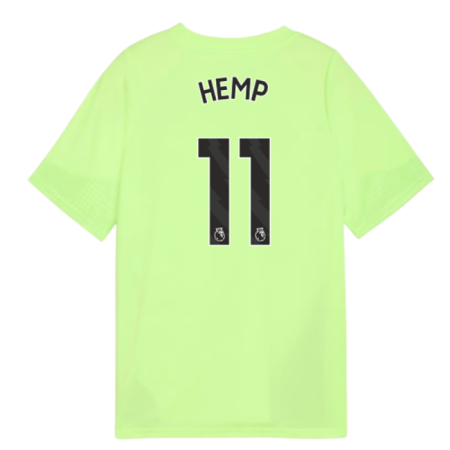 2025-2026 Man City Training Jersey (Fizzy Apple) - Kids (Hemp 11)-Vantage Point Soccer