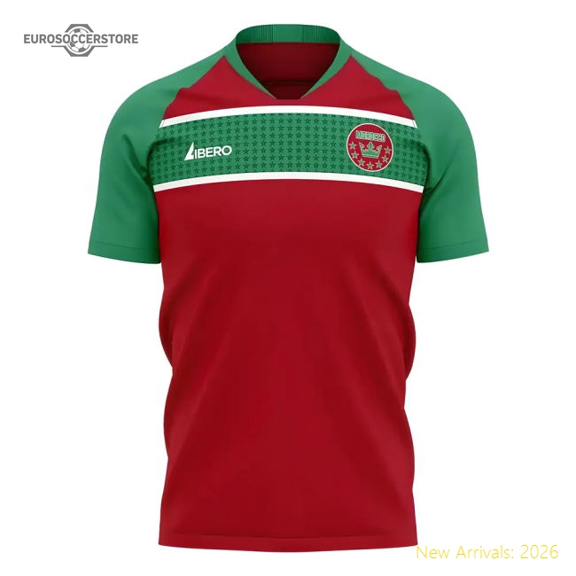 Morocco 2025-2026 Home Concept Football Kit (Libero)-Vantage Point Soccer