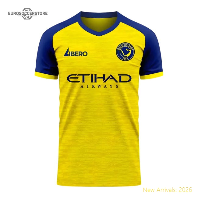 Al-Nassr 2025-2026 Home Concept Football Kit (Libero) - Baby-Vantage Point Soccer