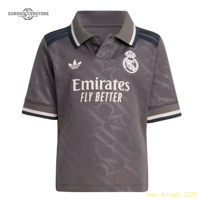 2024-2025 Real Madrid Third Mini Kit-Vantage Point Soccer