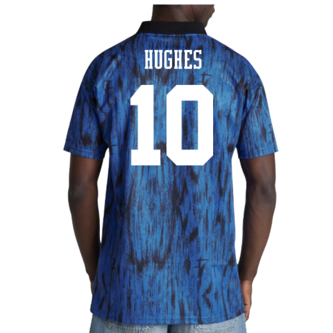 1992-1993 Man Utd Away Retro Shirt (Hughes 10)-Vantage Point Soccer