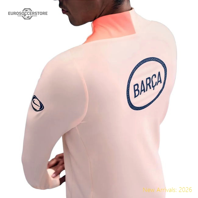 2025-2026 Barcelona Strike Dri-FIT Drill Top (Orange)-Vantage Point Soccer