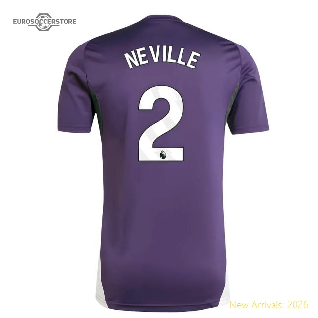 2025-2026 Man Utd Training Jersey (Aurora Plum) (Neville 2)-Vantage Point Soccer