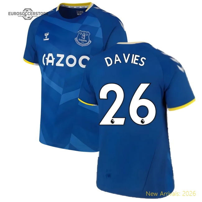 2021-2022 Everton Home Shirt (DAVIES 26)-Vantage Point Soccer