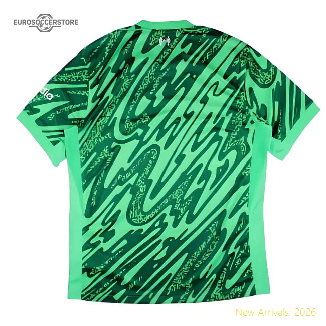 2024-2025 Liverpool Goalkeeper Shirt (Green)-Vantage Point Soccer