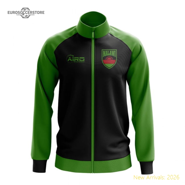 Malawi Concept Football Track Jacket (Black)-Vantage Point Soccer
