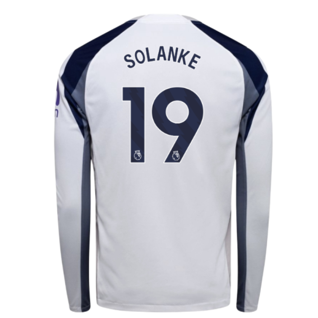 2025-2026 Tottenham Long Sleeve Home Shirt (Solanke 19)-Vantage Point Soccer