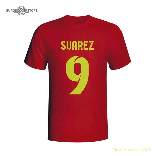 Luis Suarez Barcelona Hero T-shirt (red) - Kids-Vantage Point Soccer