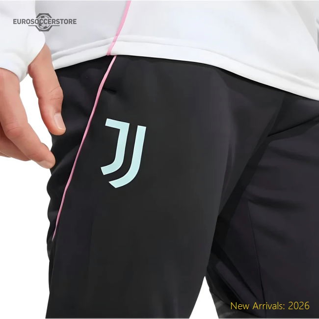 2025-2026 Juventus Training Pants (Black)-Vantage Point Soccer