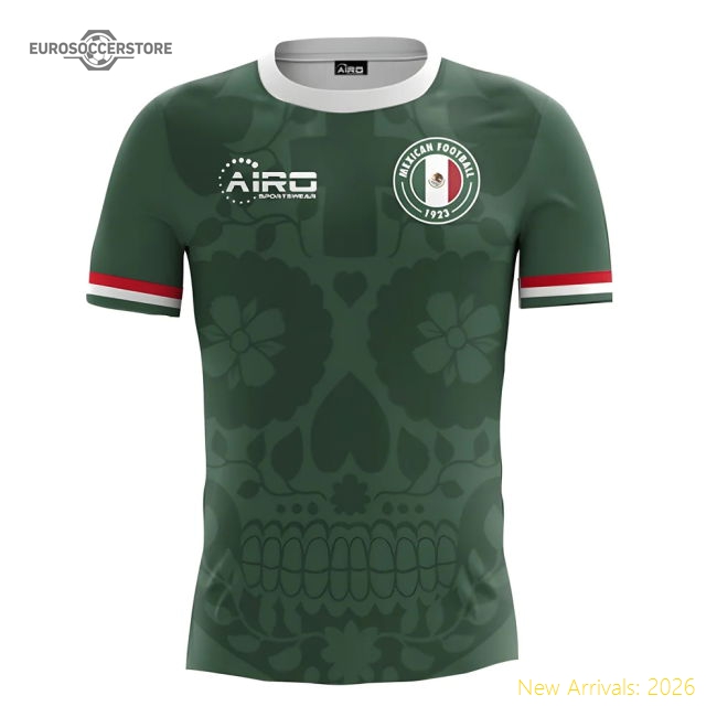 2025-2026 Mexico Home Concept Football Shirt - Womens-Vantage Point Soccer