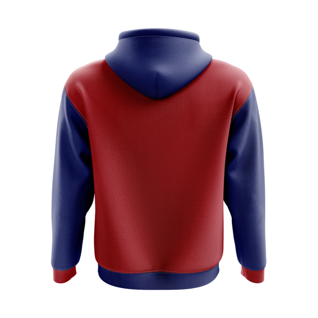 Belize Concept Country Football Hoody (Red)-Vantage Point Soccer
