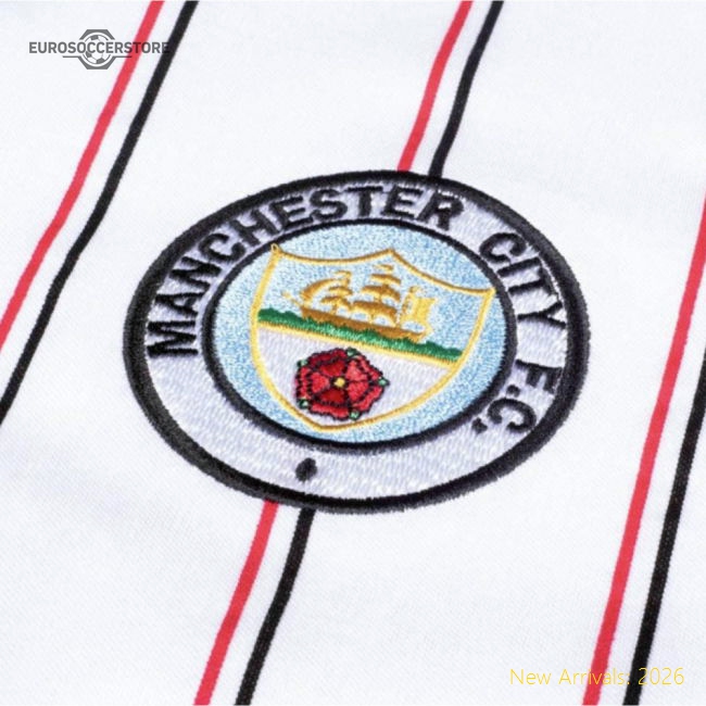 Manchester City 1982 Away Retro Football Shirt-Vantage Point Soccer