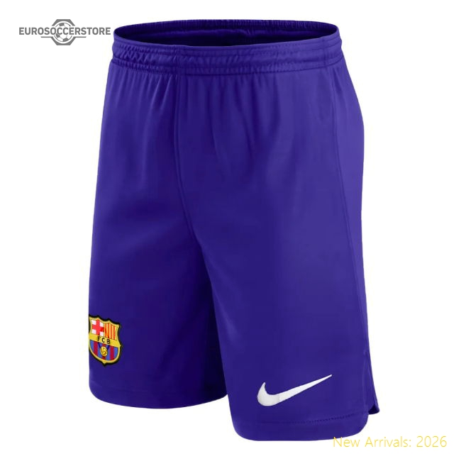 2023-2024 Barcelona Home Football Shorts (Blue)-Vantage Point Soccer