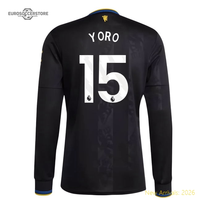 2025-2026 Man Utd Long Sleeve Third Shirt (Yoro 15)-Vantage Point Soccer