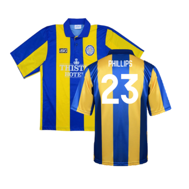 Leeds United 1993-1994 Away Shirt (XL) (Very Good) (Phillips 23)-Vantage Point Soccer