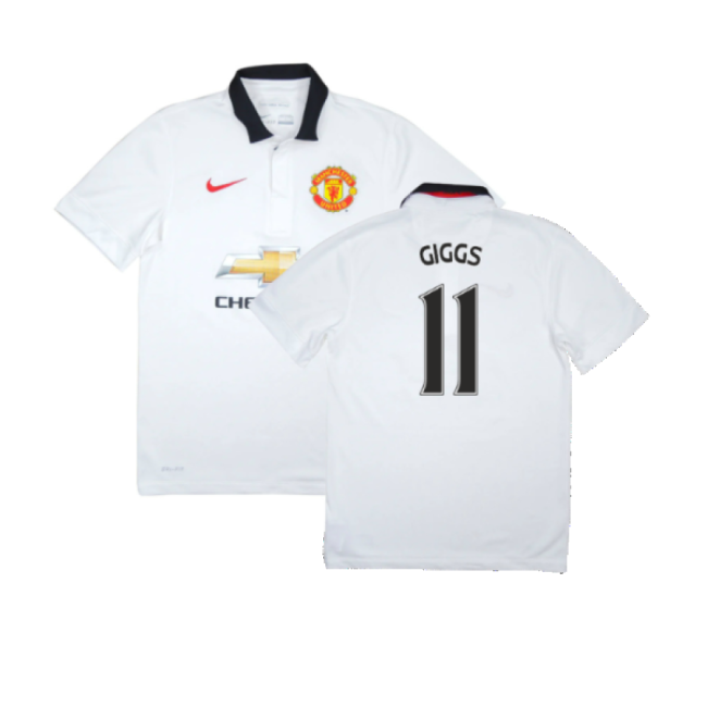 Manchester United 2014-15 Away Shirt (Very Good) (Giggs 11)-Vantage Point Soccer