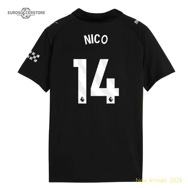 2025-2026 Man City Away Mini Kit (Nico 14)-Vantage Point Soccer