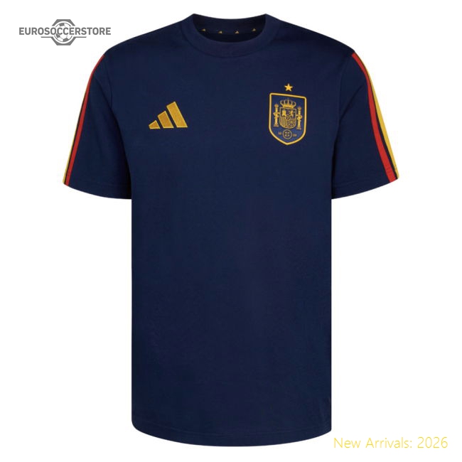 2026-2027 Spain DNA Tee (Dark Blue)-Vantage Point Soccer