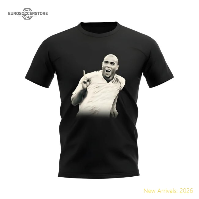 Ronaldo R9 Legend T-Shirt (Black)-Vantage Point Soccer