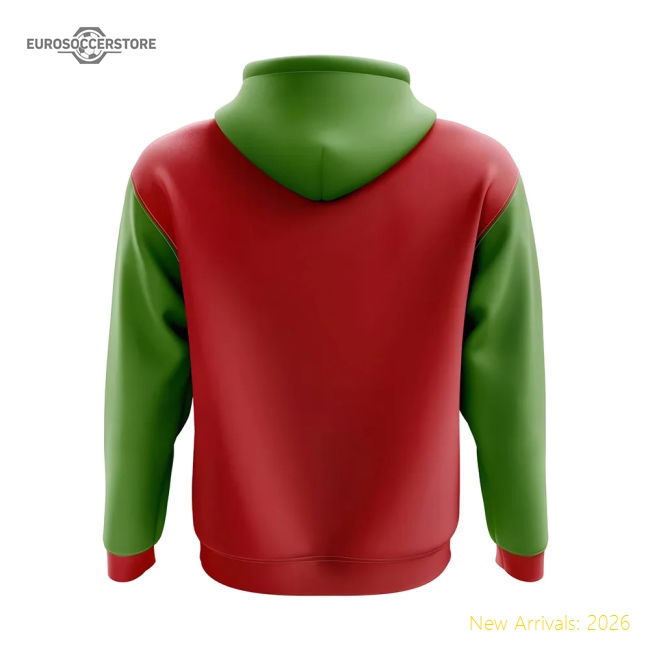 Equatorial Guinea Concept Country Football Hoody (Red)-Vantage Point Soccer