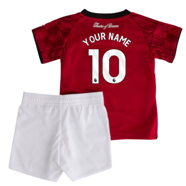 2025-2026 Man Utd Home Baby Kit (Your Name)-Vantage Point Soccer