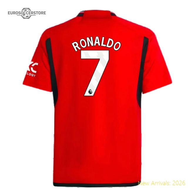 2023-2024 Man Utd Home Shirt (Kids) (Ronaldo 7)-Vantage Point Soccer