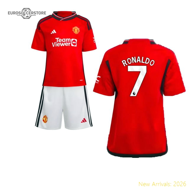 2023-2024 Man Utd Home Mini Kit (Ronaldo 7)-Vantage Point Soccer