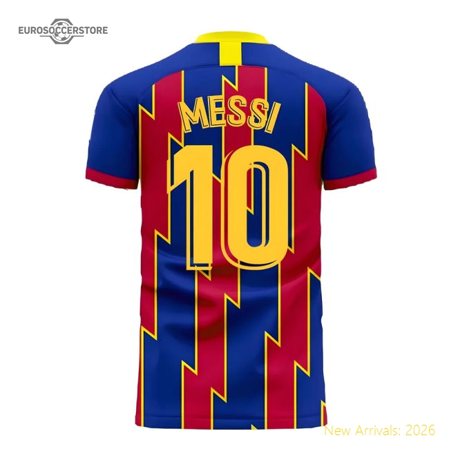Catalonia 2025-2026 Home Concept Football Kit (Libero) (MESSI 10)-Vantage Point Soccer