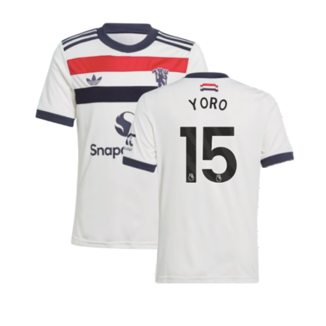 2024-2025 Man Utd Third Shirt (Kids) (Yoro 15)-Vantage Point Soccer