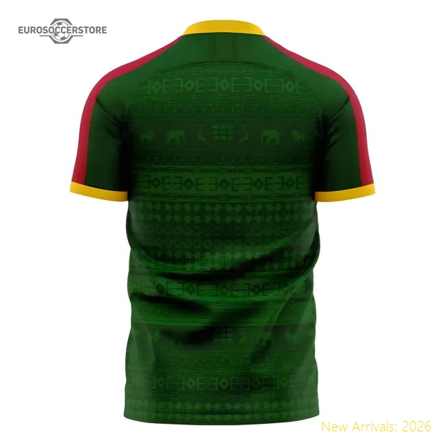 Cameroon 2025-2026 Home Concept Football Kit (Libero)-Vantage Point Soccer