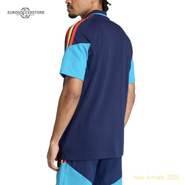 2026-2027 Spain Polo Shirt (Night Indigo)-Vantage Point Soccer