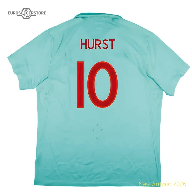 England 2009-10 World Cup Home shirt (XL) (Very Good) (HURST 10)-Vantage Point Soccer