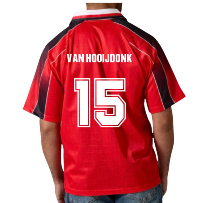 1997-1998 Nottingham Forest Home Retro Shirt (Van Hooijdonk 15)-Vantage Point Soccer