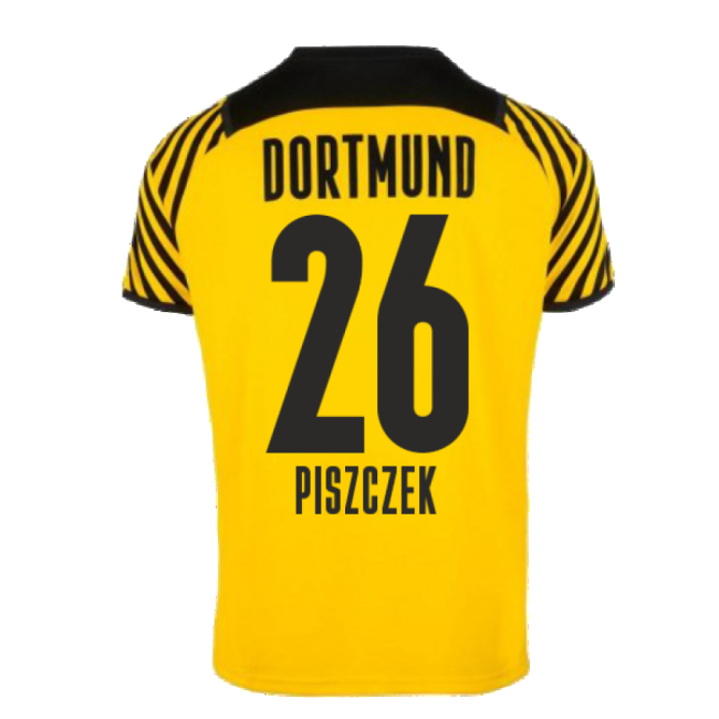 2021-2022 Borussia Dortmund Authentic Home Shirt (PISZCZEK 26)-Vantage Point Soccer