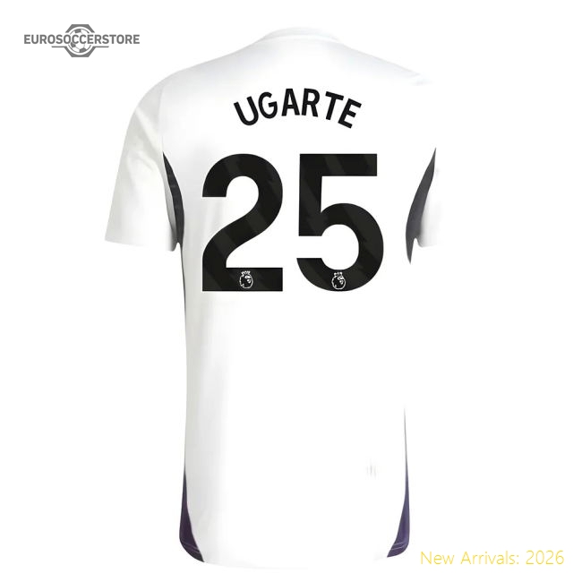 2025-2026 Man Utd Training Jersey (White) (Ugarte 25)-Vantage Point Soccer