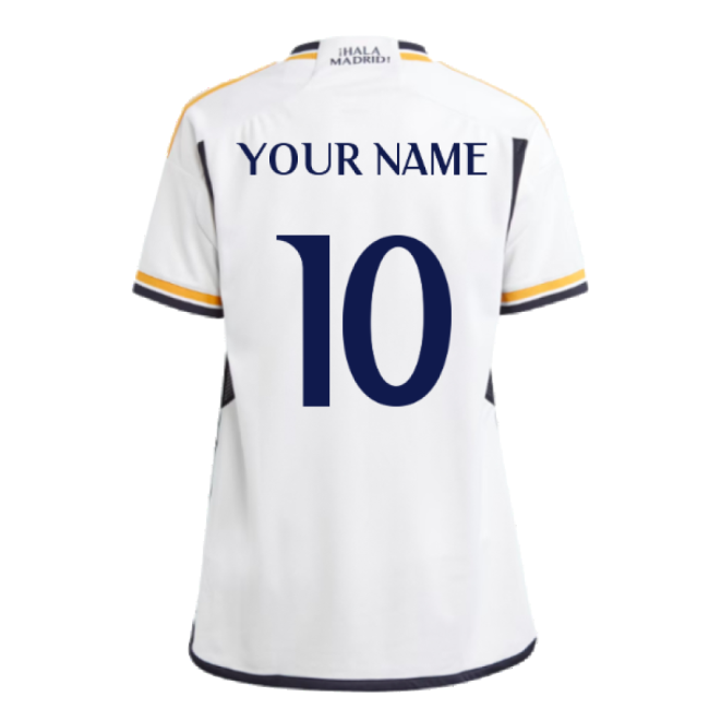 2023-2024 Real Madrid Home Shirt (Kids) (Your Name)-Vantage Point Soccer