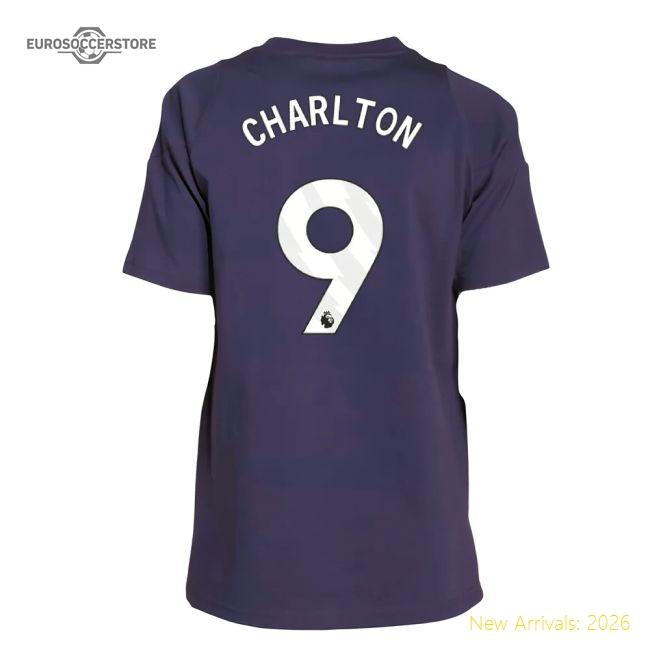 2025-2026 Man Utd Training Tee (Aurora Plum) - Kids (Charlton 9)-Vantage Point Soccer