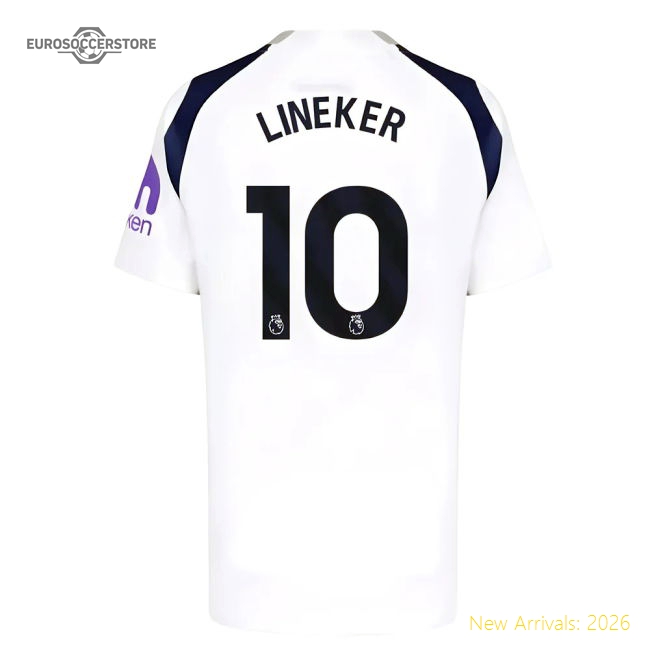 2025-2026 Tottenham Hotspur Home Shirt (Kids) (Lineker 10)-Vantage Point Soccer