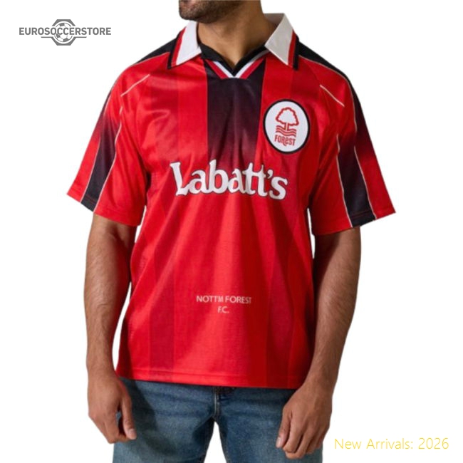 1997-1998 Nottingham Forest Home Retro Shirt (Pearce 3)-Vantage Point Soccer
