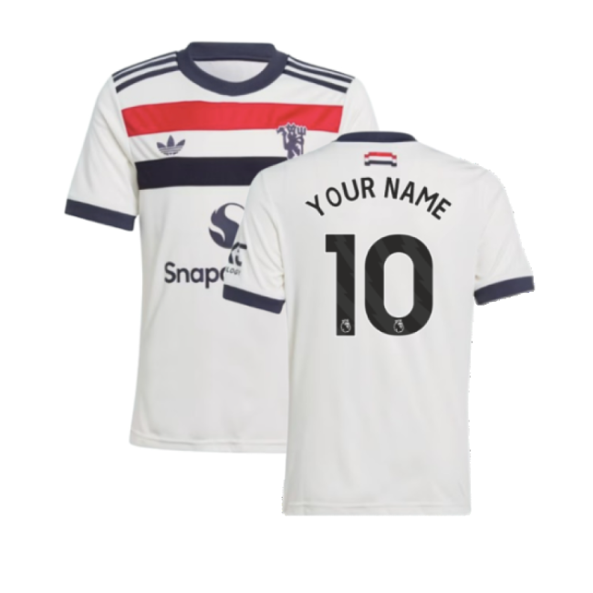2024-2025 Man Utd Third Shirt (Kids) (Your Name)-Vantage Point Soccer