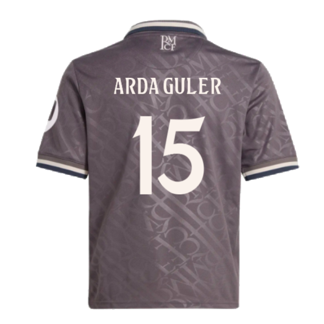 2024-2025 Real Madrid Third Youth Kit (Arda Guler 15)-Vantage Point Soccer