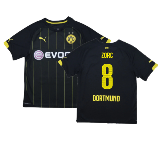 Borussia Dortmund 2014-16 Away Shirt ((Excellent) S) (Zorc 8)-Vantage Point Soccer