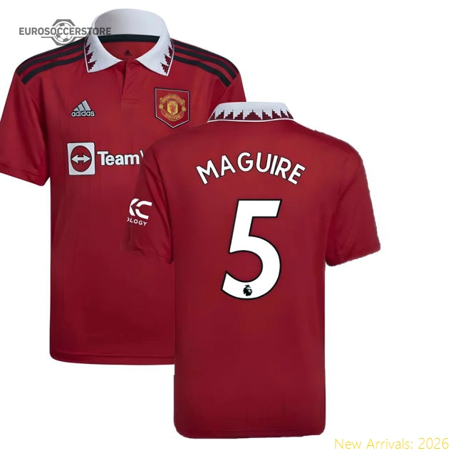 2022-2023 Man Utd Home Shirt (Kids) (MAGUIRE 5)-Vantage Point Soccer